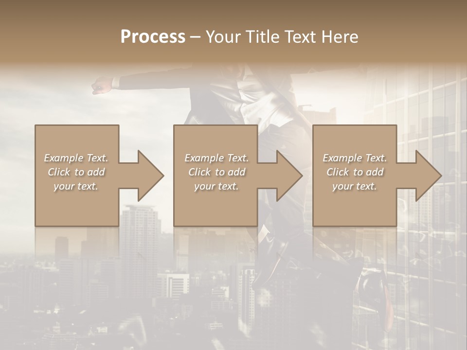 Befreiung Freiheit Rausspringen PowerPoint Template