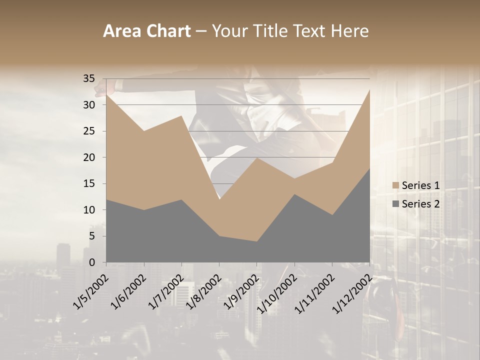 Befreiung Freiheit Rausspringen PowerPoint Template