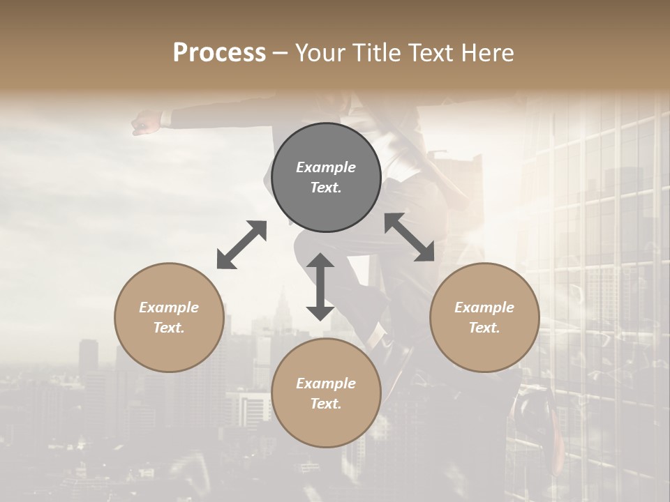 Befreiung Freiheit Rausspringen PowerPoint Template