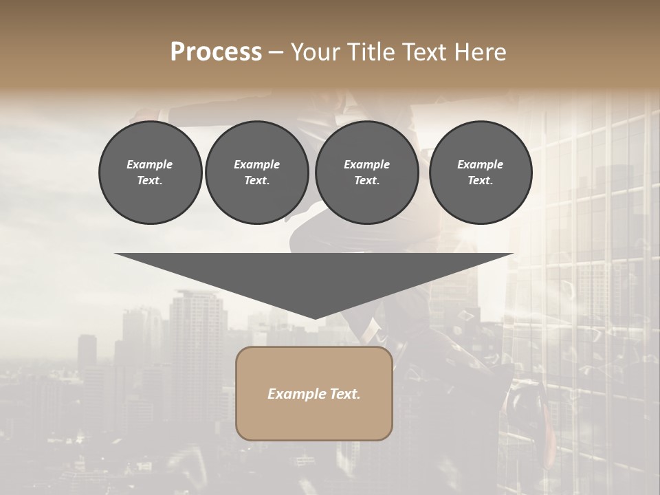 Befreiung Freiheit Rausspringen PowerPoint Template