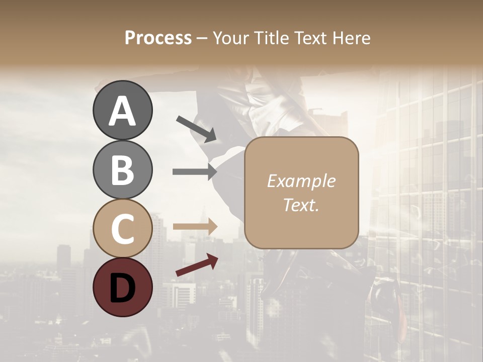 Befreiung Freiheit Rausspringen PowerPoint Template