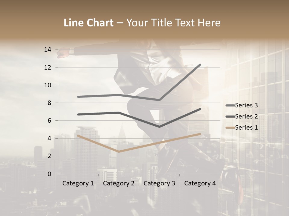 Befreiung Freiheit Rausspringen PowerPoint Template