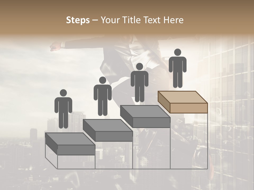 Befreiung Freiheit Rausspringen PowerPoint Template