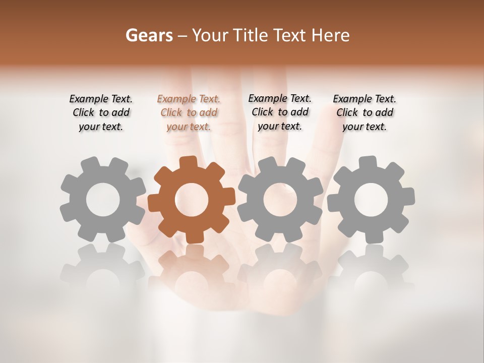 Head Gesture Relax PowerPoint Template