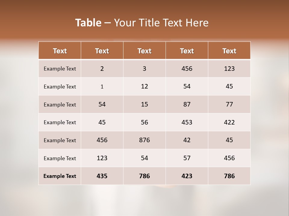 Head Gesture Relax PowerPoint Template