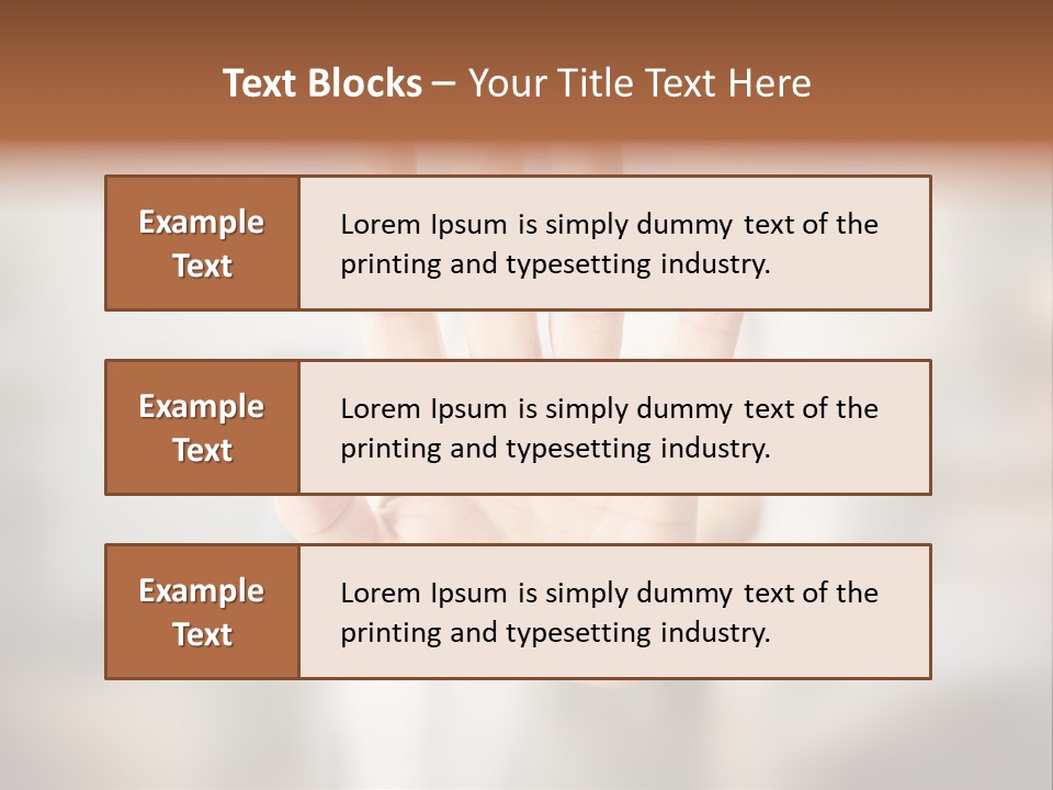 Head Gesture Relax PowerPoint Template