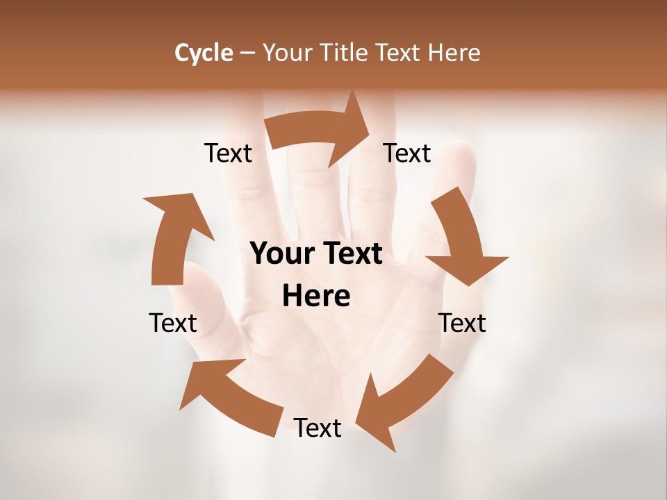 Head Gesture Relax PowerPoint Template