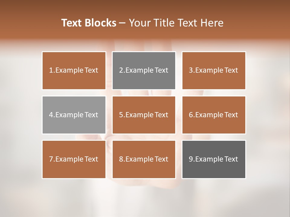 Head Gesture Relax PowerPoint Template