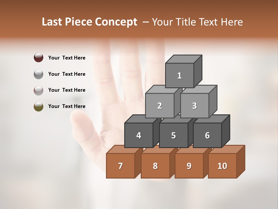 Head Gesture Relax PowerPoint Template