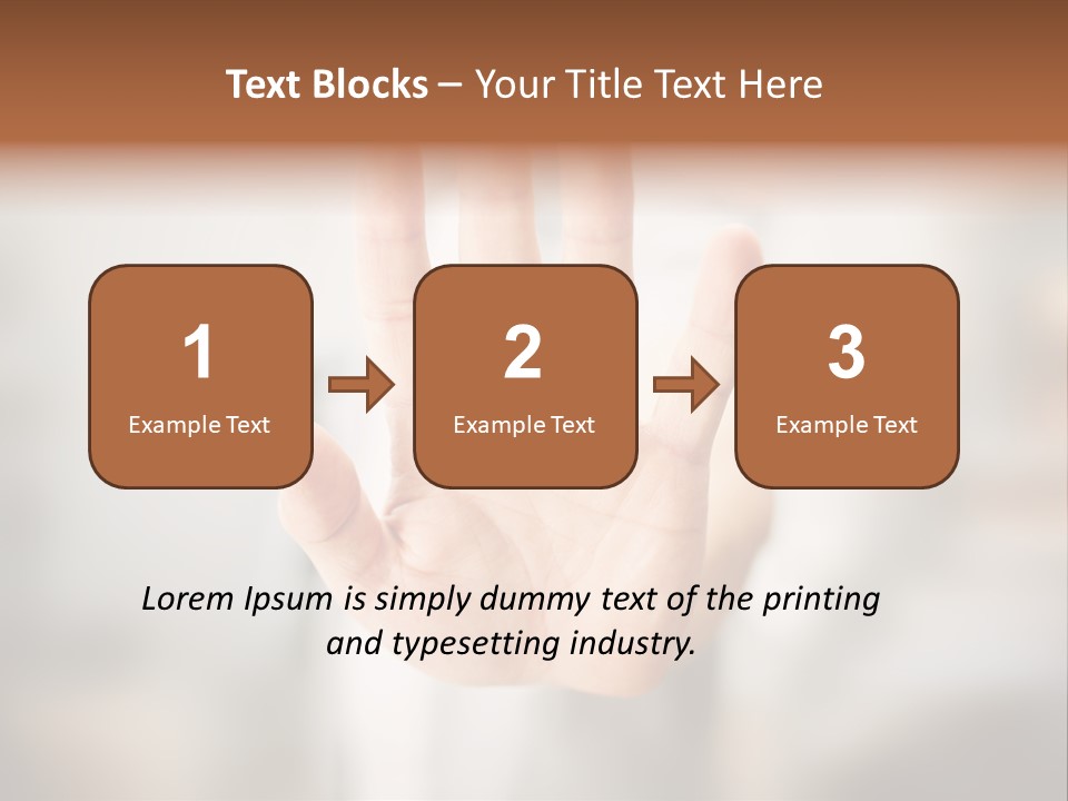Head Gesture Relax PowerPoint Template
