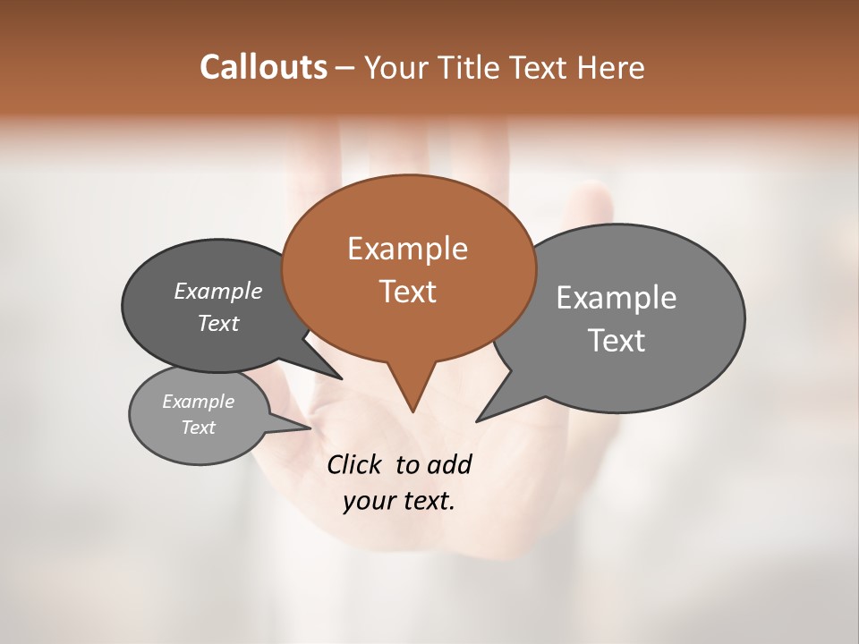 Head Gesture Relax PowerPoint Template