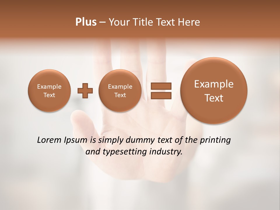 Head Gesture Relax PowerPoint Template