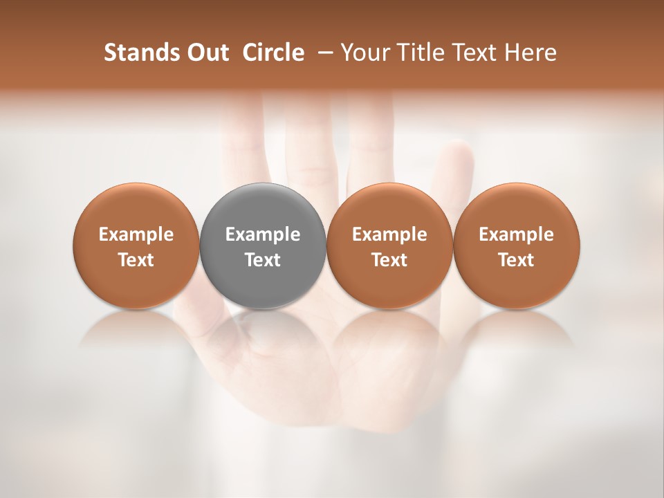 Head Gesture Relax PowerPoint Template