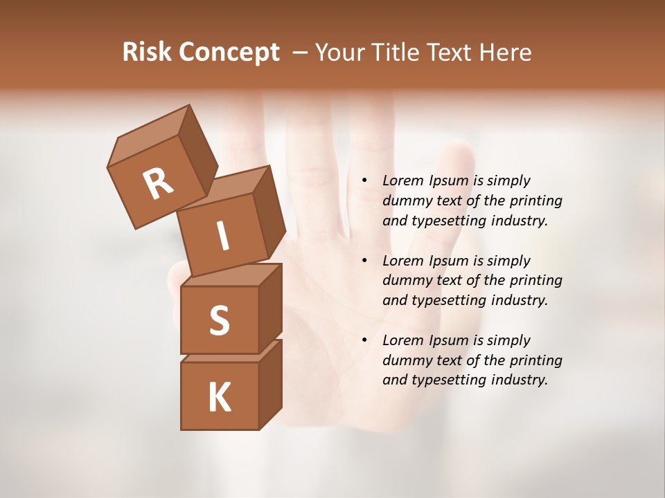 Head Gesture Relax PowerPoint Template