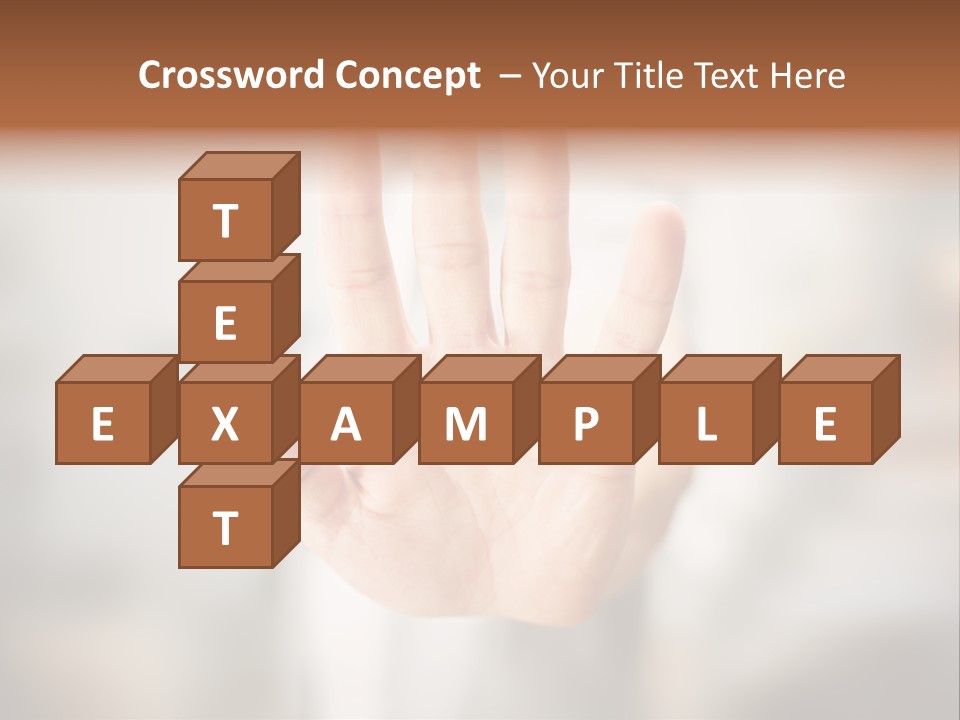 Head Gesture Relax PowerPoint Template