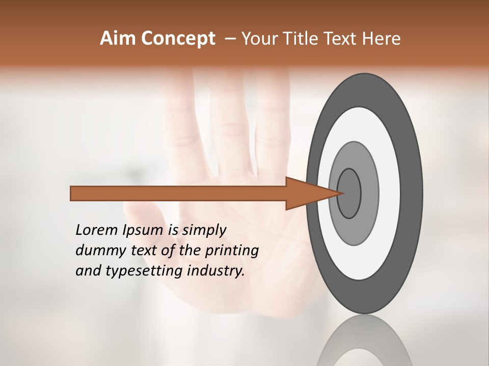 Head Gesture Relax PowerPoint Template