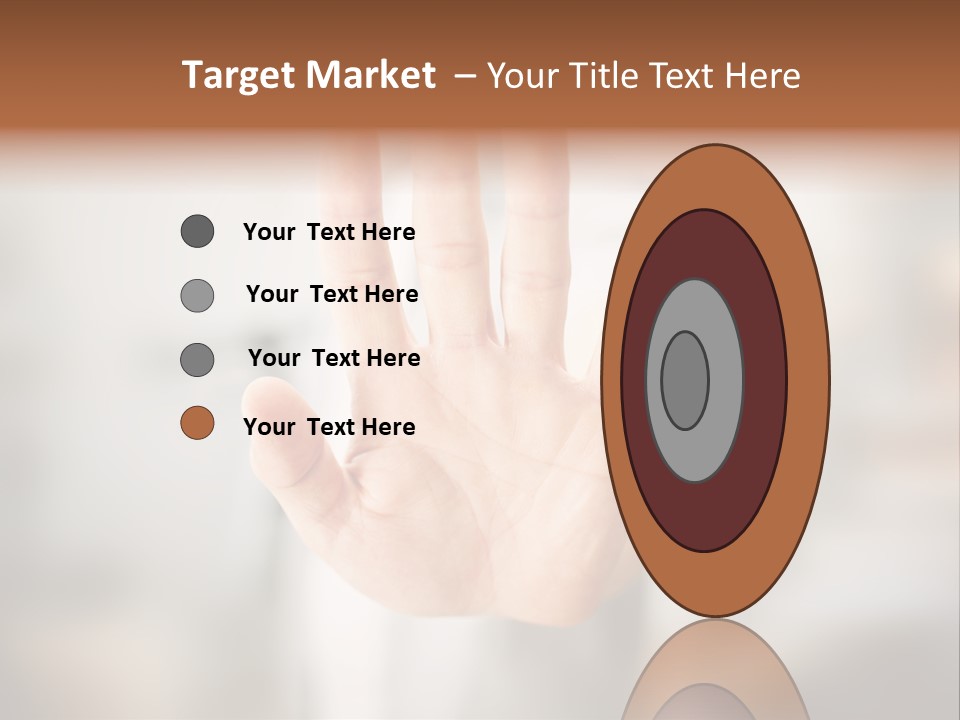 Head Gesture Relax PowerPoint Template