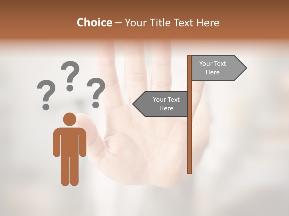 Head Gesture Relax PowerPoint Template