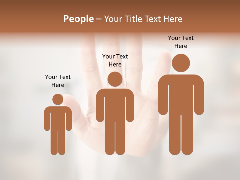 Head Gesture Relax PowerPoint Template