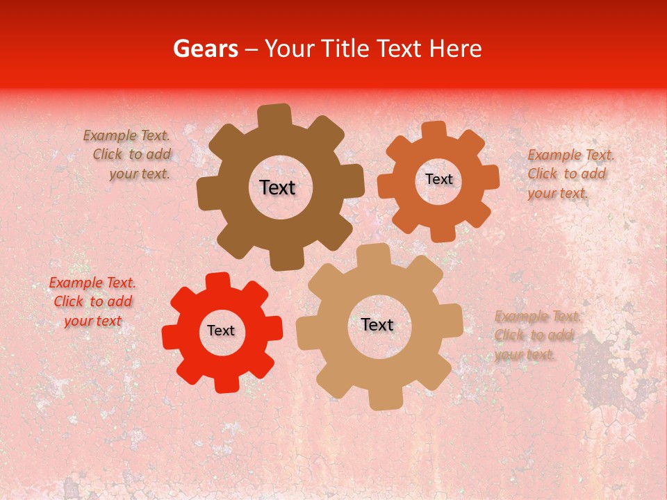 Corrosion Poster Messy PowerPoint Template