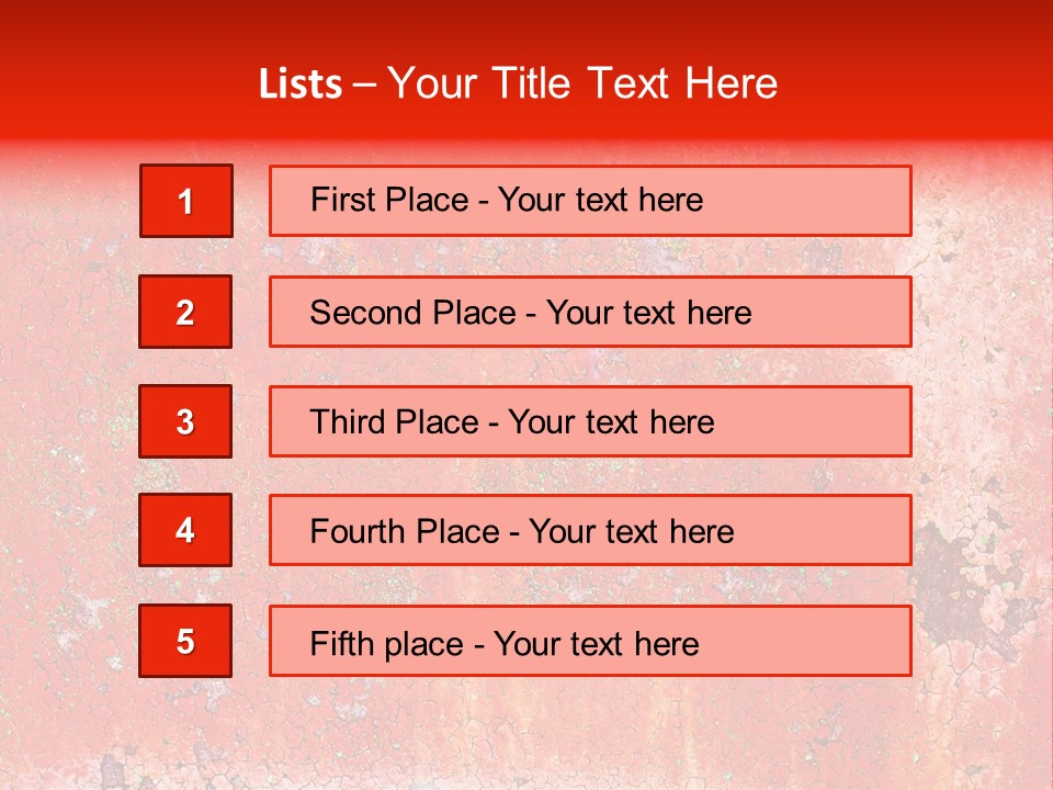 Corrosion Poster Messy PowerPoint Template