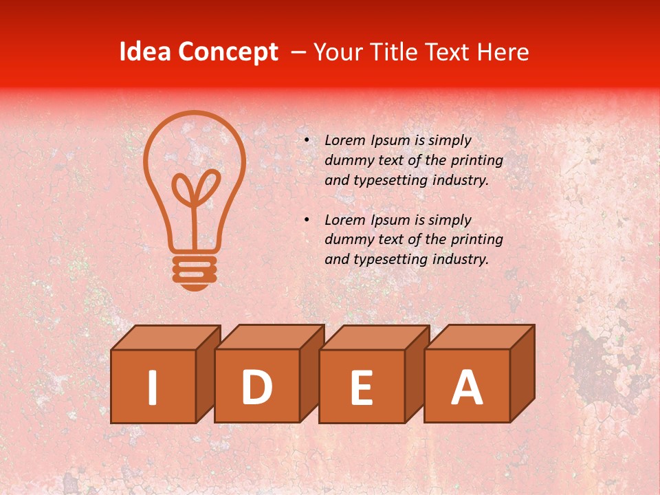 Corrosion Poster Messy PowerPoint Template