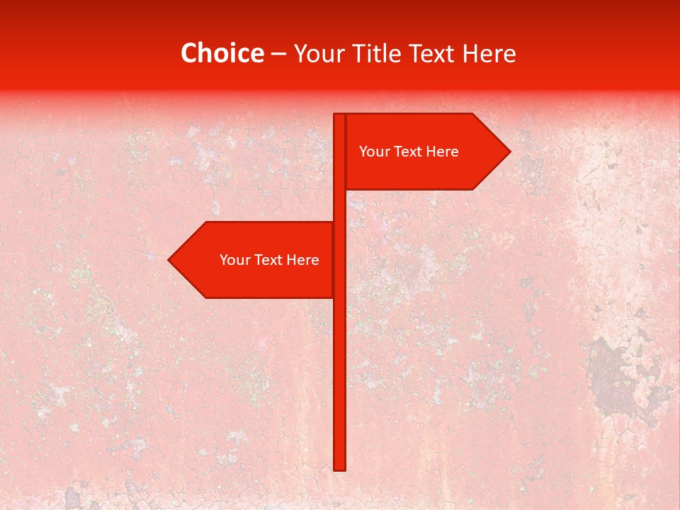 Corrosion Poster Messy PowerPoint Template