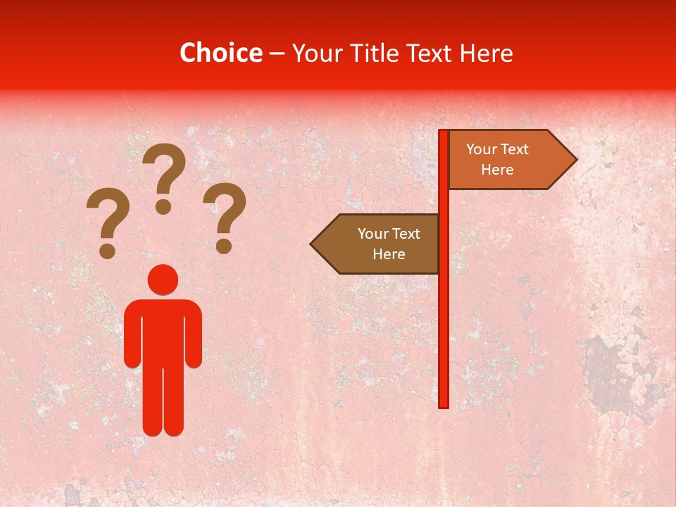 Corrosion Poster Messy PowerPoint Template