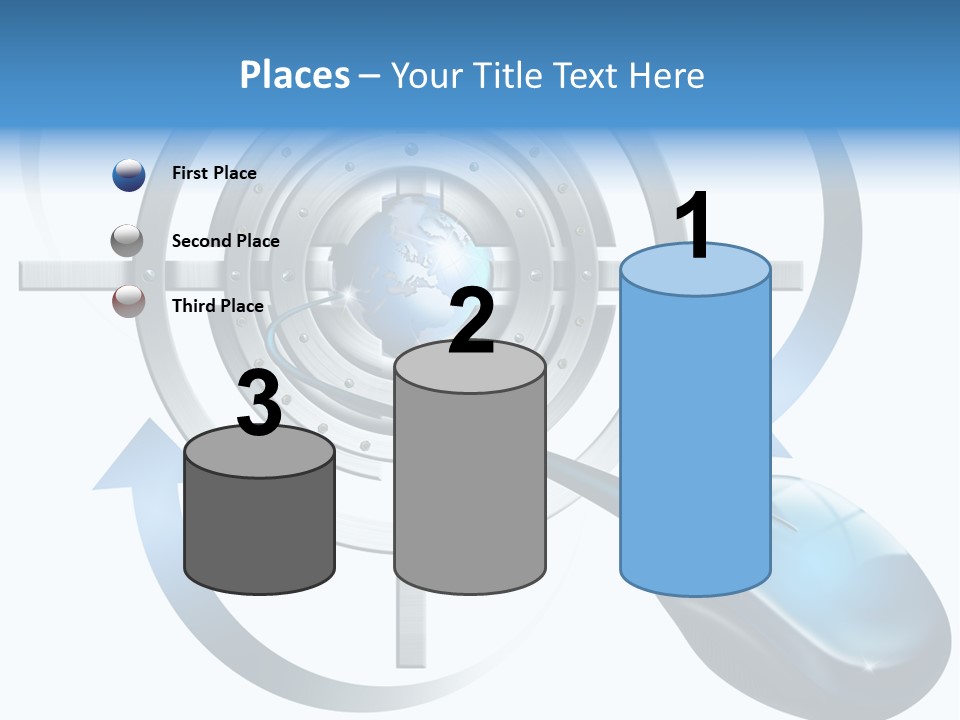 Engine Efficiency Winner PowerPoint Template