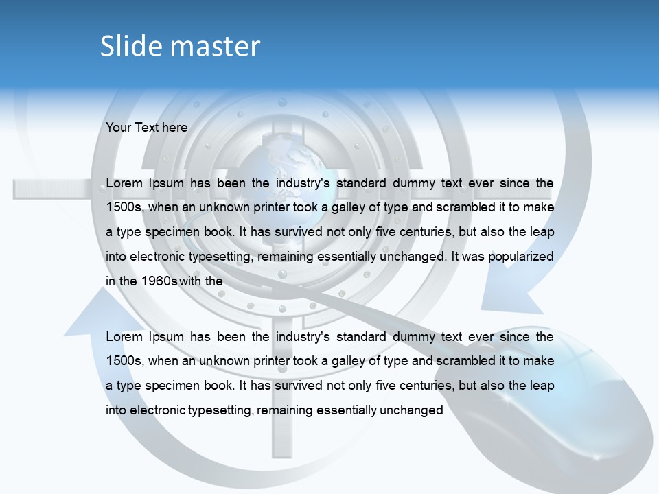 Engine Efficiency Winner PowerPoint Template