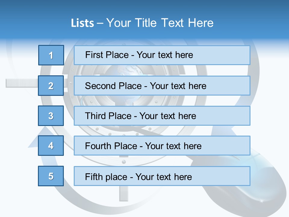 Engine Efficiency Winner PowerPoint Template