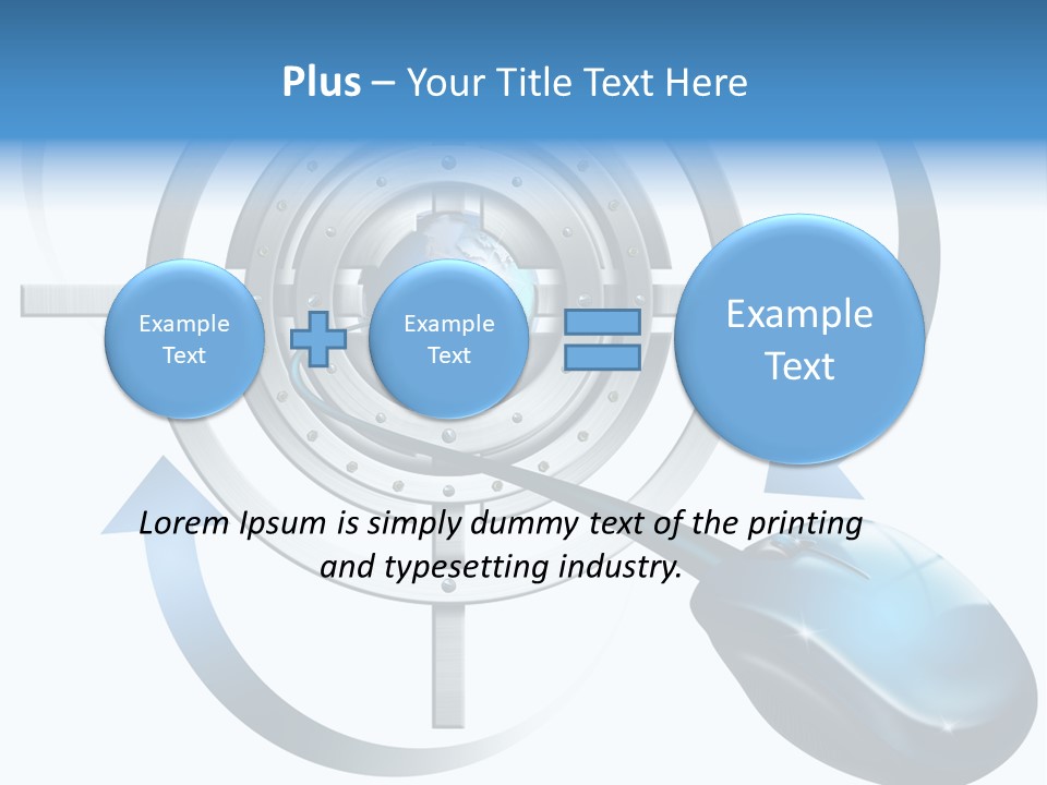 Engine Efficiency Winner PowerPoint Template