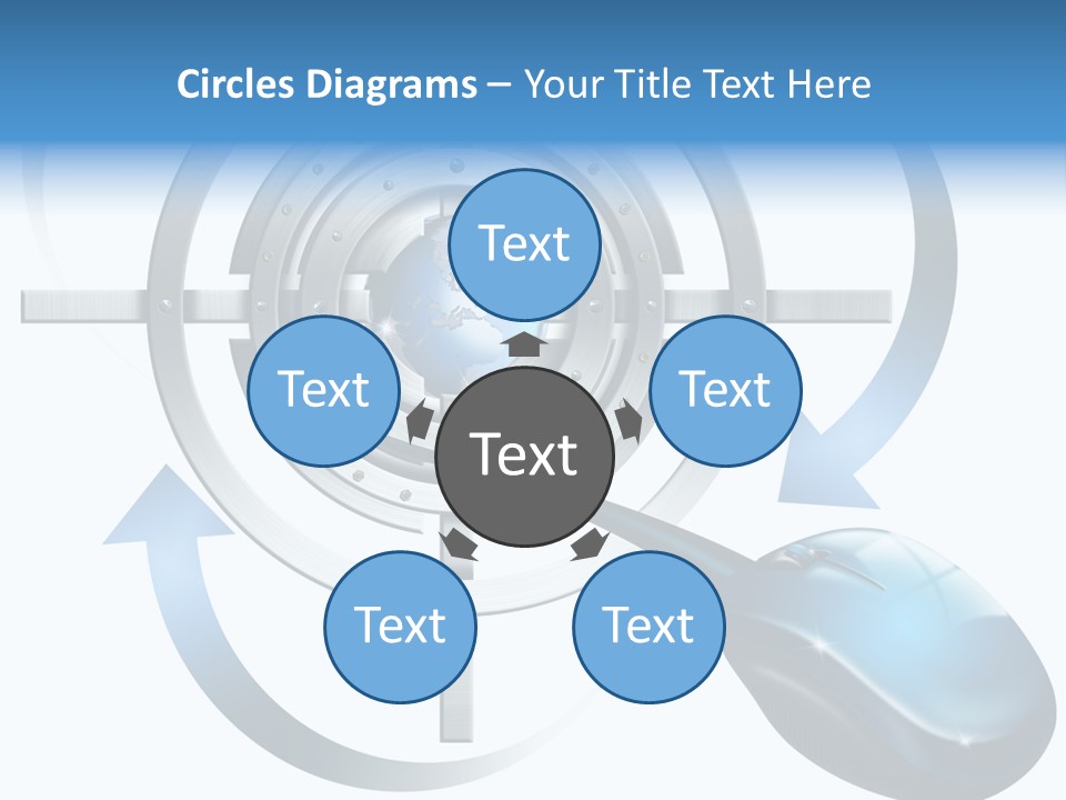 Engine Efficiency Winner PowerPoint Template