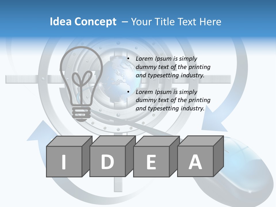 Engine Efficiency Winner PowerPoint Template