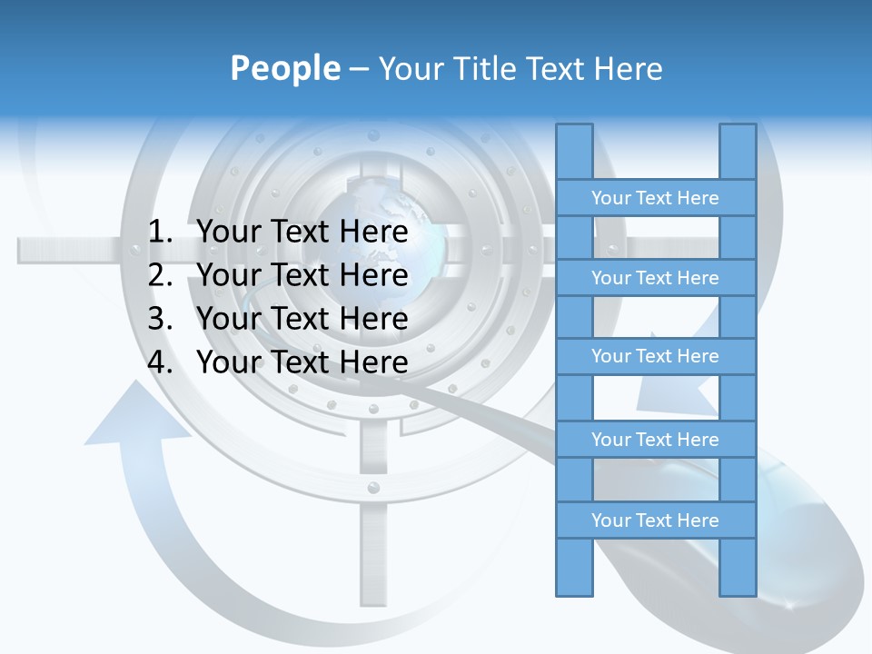 Engine Efficiency Winner PowerPoint Template