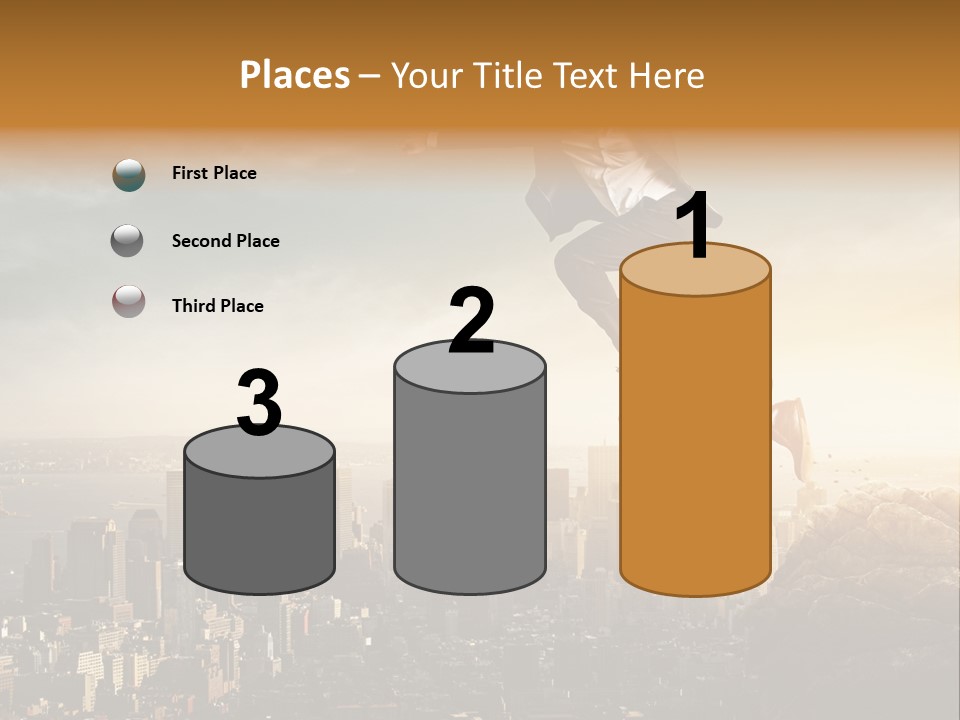Drive Extreme Businessman PowerPoint Template