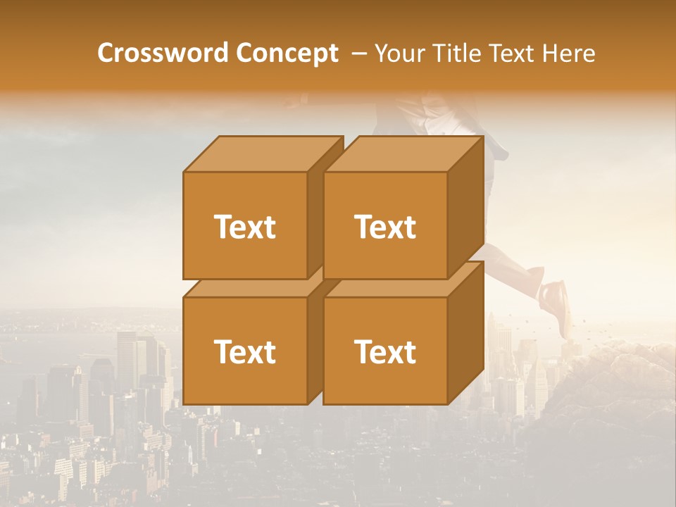 Drive Extreme Businessman PowerPoint Template