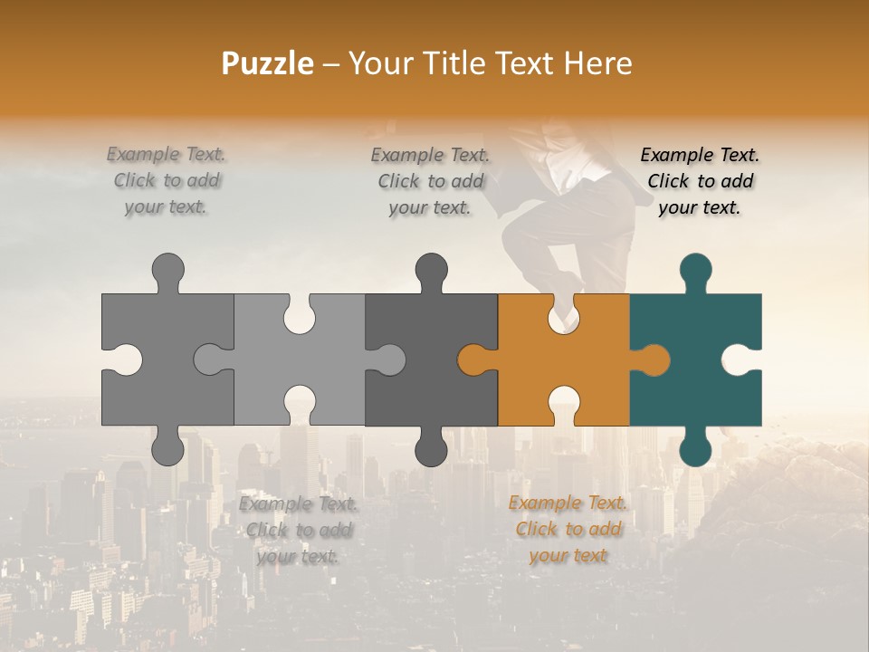 Drive Extreme Businessman PowerPoint Template