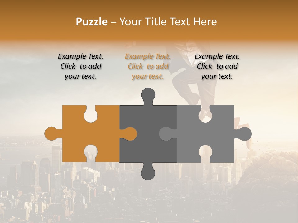 Drive Extreme Businessman PowerPoint Template