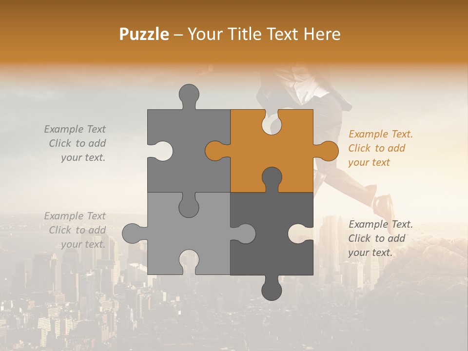 Drive Extreme Businessman PowerPoint Template