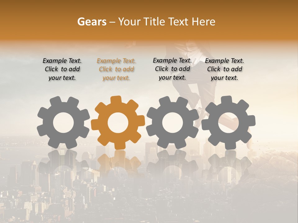 Drive Extreme Businessman PowerPoint Template