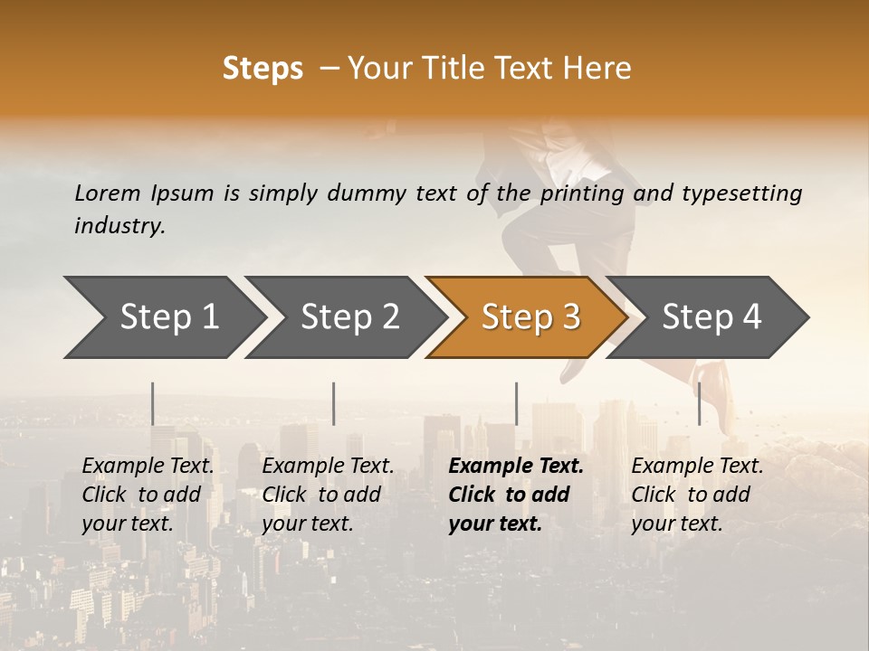 Drive Extreme Businessman PowerPoint Template