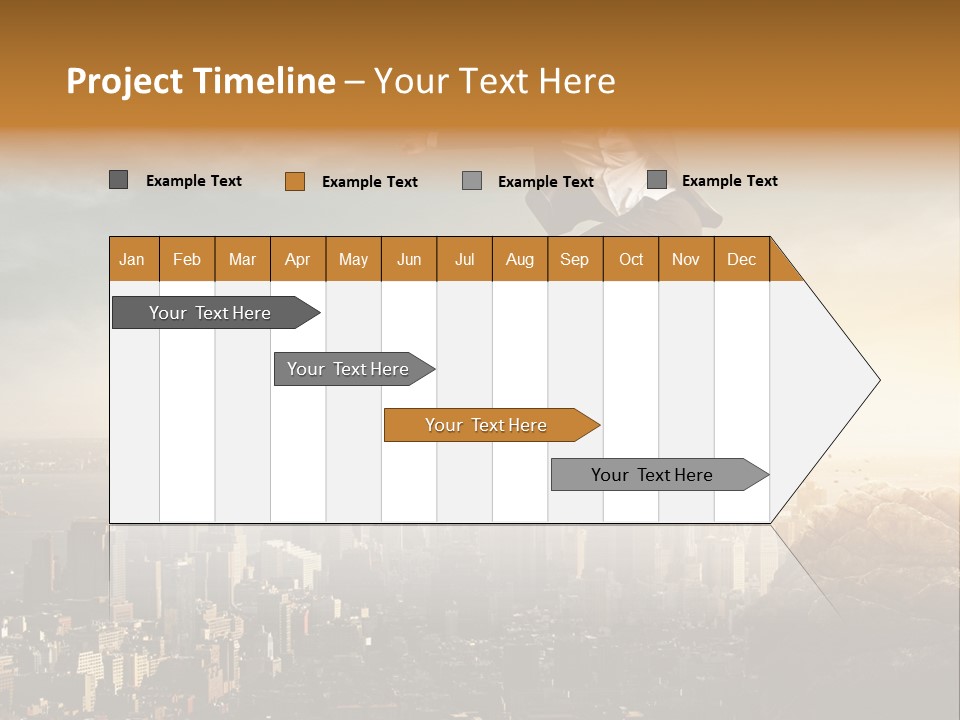 Drive Extreme Businessman PowerPoint Template