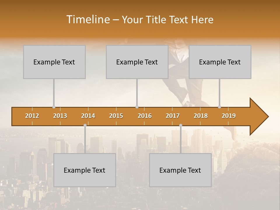 Drive Extreme Businessman PowerPoint Template