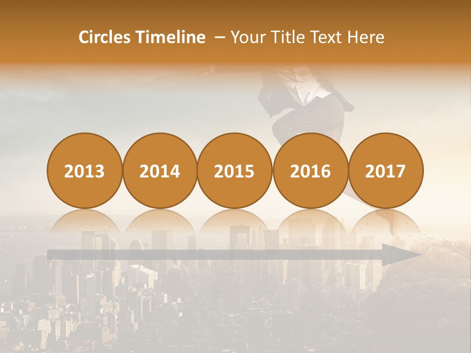 Drive Extreme Businessman PowerPoint Template