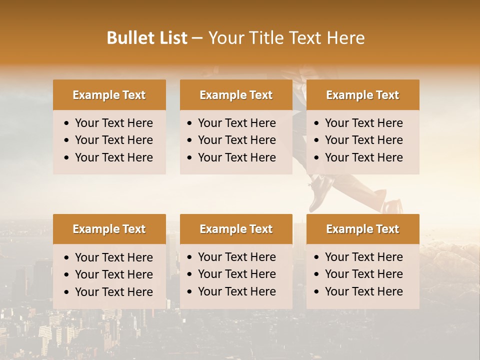 Drive Extreme Businessman PowerPoint Template