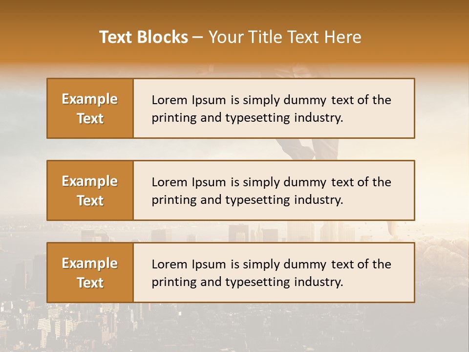 Drive Extreme Businessman PowerPoint Template