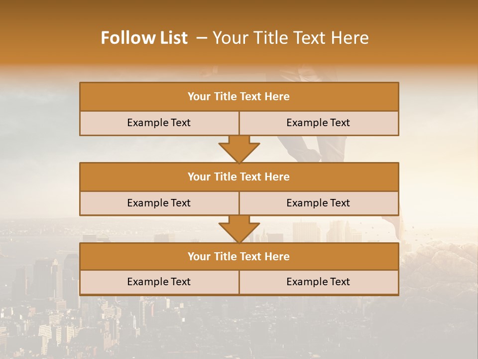 Drive Extreme Businessman PowerPoint Template