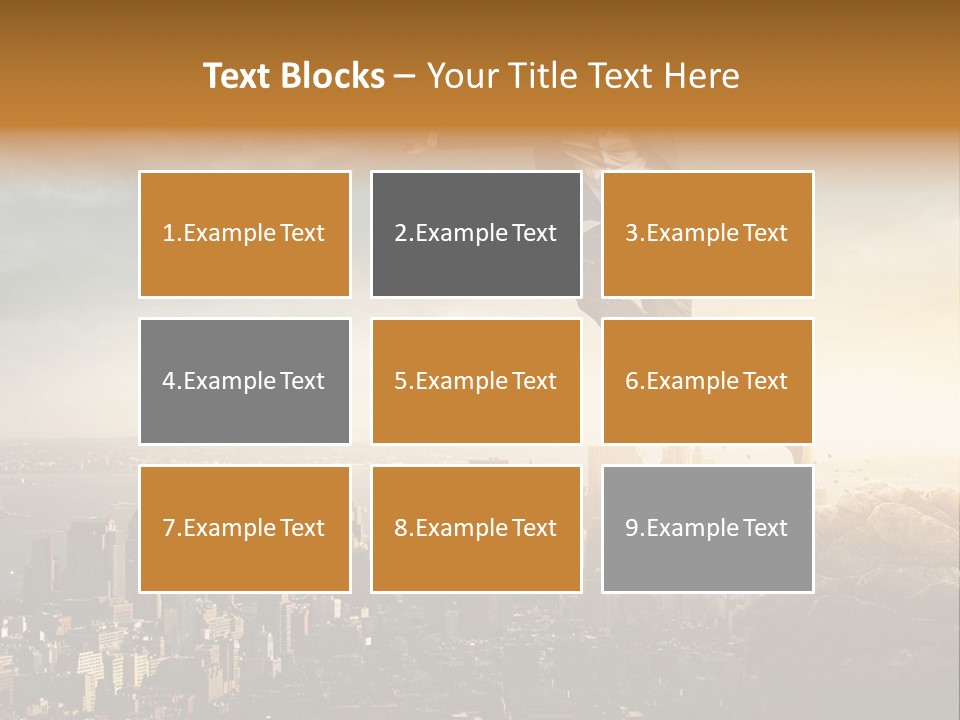 Drive Extreme Businessman PowerPoint Template