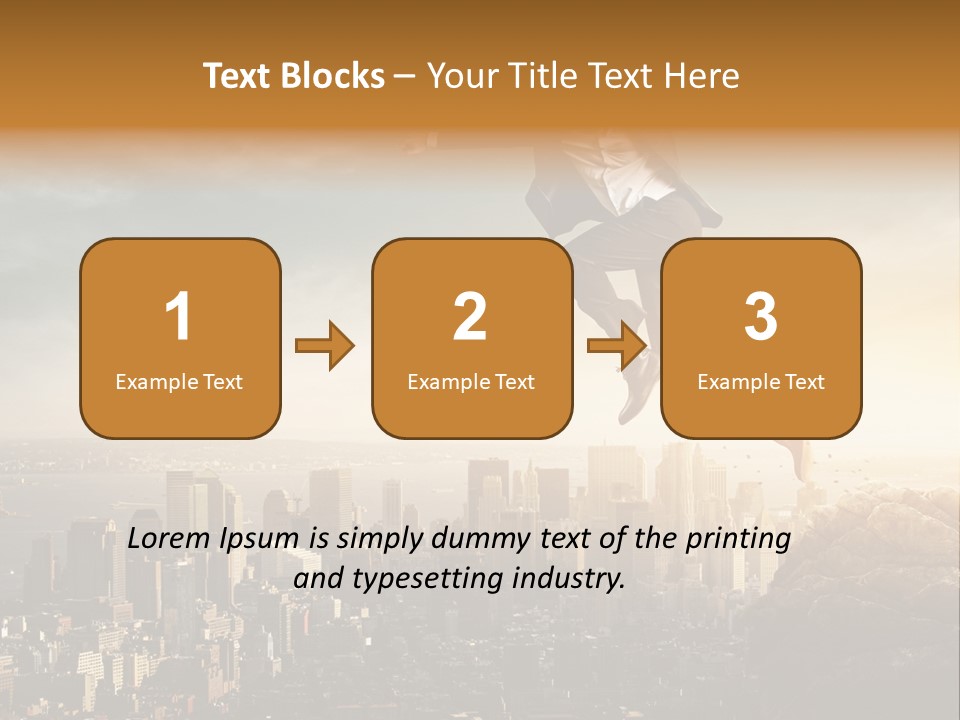 Drive Extreme Businessman PowerPoint Template